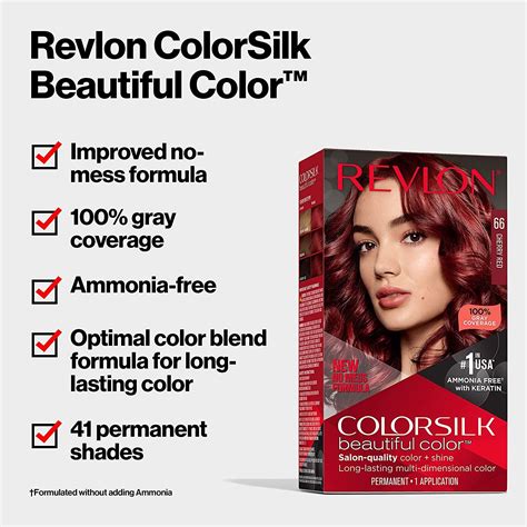 Revlon Colorsilk Permanent Blonde Hair Dye 100 Gray Coverage Ammonia