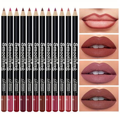 Pack Lip Liner Colors Waterproof Sweat Proof Not Easy To Fade Non Stick Cup Nude Color