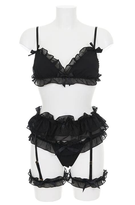 Kinky Clothes Lingerie Mignonne Jolie Lingerie Bra Lingerie Sexy Black Lingerie Pretty