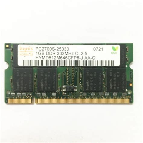 Hynix DDR1 RAMS 1 ГБ 333 МГц память для ноутбука PC2700S-2533 1 ГБ DDR ...