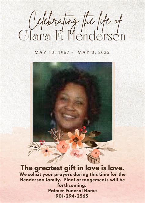 Palmer “Mason” Funeral Home... - Palmer “Mason” Funeral Home