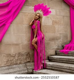 Sexy Blonde Goddess Long Legs Sexy Stock Photo 2552505265 Shutterstock