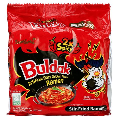Samyang X Spicy Hot Chicken Flavor Ramen Packs Of G Each In Kosovo At Rating