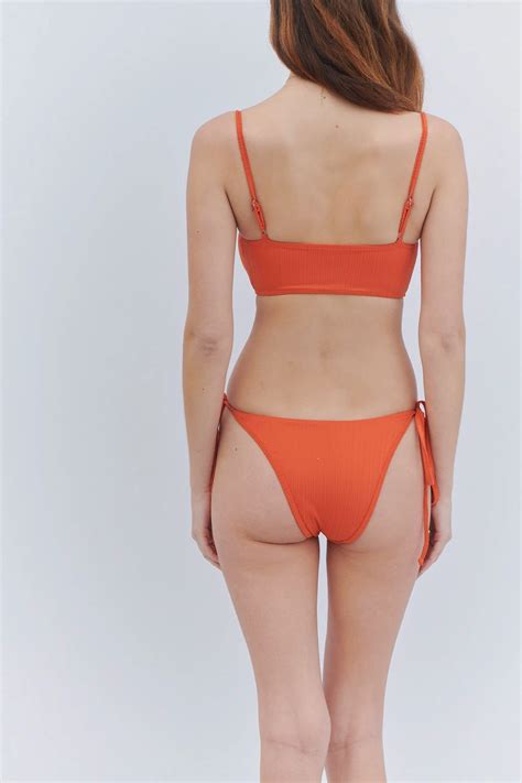 Frankies Bikinis Connor Plissé Cheeky Bikini Bottom Mango Buy