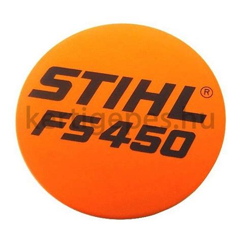 Gyári Stihl Fs450 Típustábla Kertigepeshu