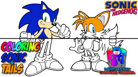 Printable Sonic Tails And Knuckles Coloring Pages Classic Sonic