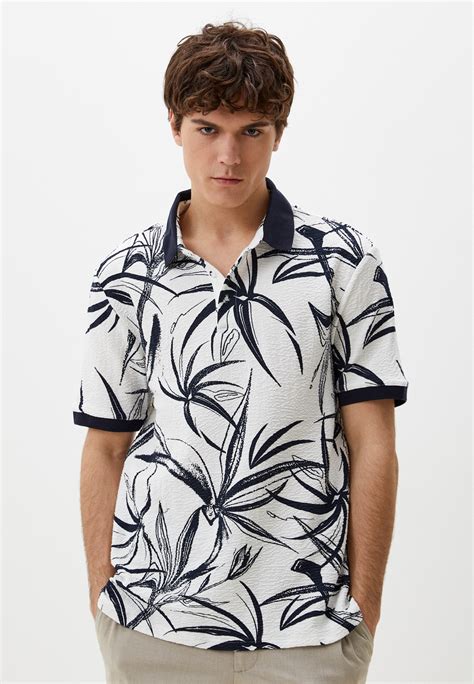 Поло Zolla, цвет: бежевый, MP002XM00MW4 — купить в интернет-магазине Lamoda