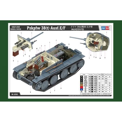 Hobby Boss 82603 1 16 Pz Kpfw 38 T Ausf E F