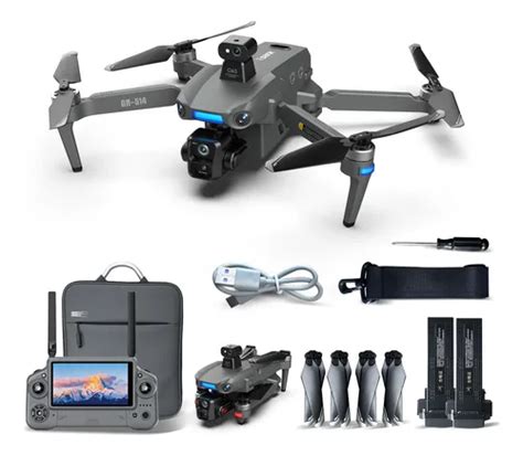Drone Com Gps E Gimbal - Drone S880 Gps Com Tela 4k Gimbal 3 Eixos Evasão Obstáculos Cinza ...