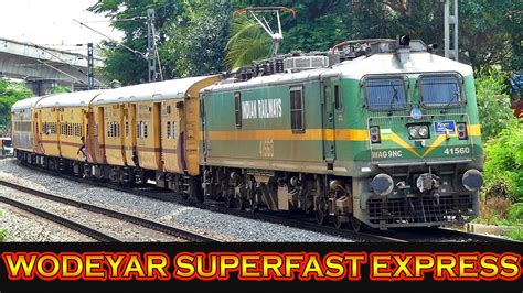 POWERFUL KRISHNARAJAPURAM WAG 9HC WODEYAR Superfast EXPRESS MYSURU