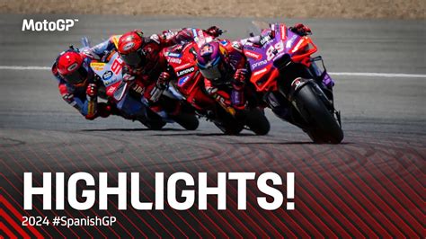 MotoGP™ Race Highlights 🔥 | 2024 #SpanishGP - YouTube