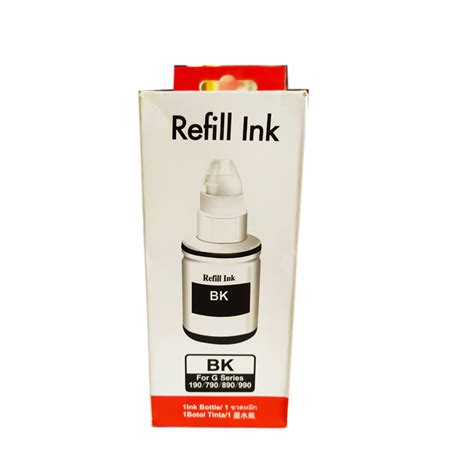 Canon Printer Refill Ink “bk” Black For G Series 190790890990 For Use In Cn G1800g2800