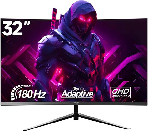 Amazon ZZA 32 Inch QHD Curved Gaming Monitor 165HZ 180Hz 1ms