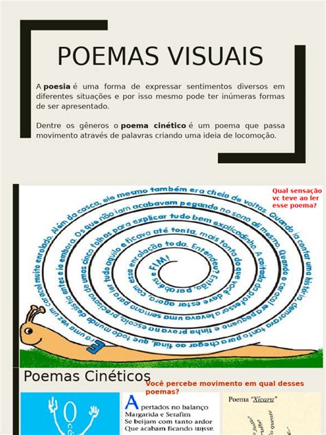 Como Os Poemas São Organizados