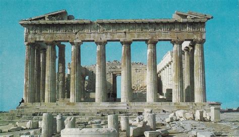 Ath Nes Gr Ce Ath Nes Acropole Le Parthenon Carte Postale