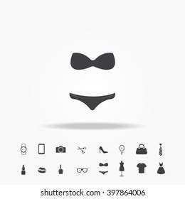 Twopiece Bikini Fashion Set Stock Vector Royalty Free 397864006 Shutterstock