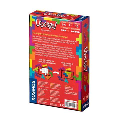 Настольная игра Ubongo Travel Edition (Убонго: Дорожная) - купить в ...