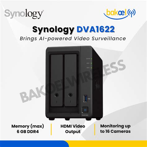 jual synology diskstation dva deep learning nvr  bay storage cloud