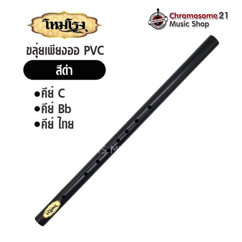 ขลุ่ยเพียงออ โหมโรง PVC สีดำ ลิ้นขลุ่ยเป็นไม้สักทอง มี3คีย์ C,Bb,คีย์ ...