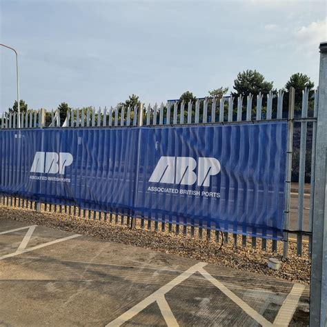 Printed Heras Fence Scrim Pvc Mesh Show Off Your Brand