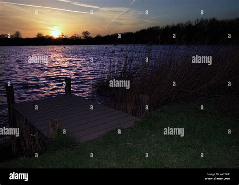 sunset  kent uk stock photo alamy