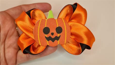 Diy Halloween Hairbow Tutorial🎃 Youtube
