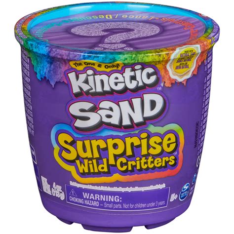 Kinetic Sand Surprise Wild Critters Play Set with Storage - Walmart.com