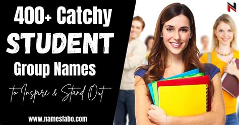 400 Catchy Student Group Names To Inspire And Stand Out