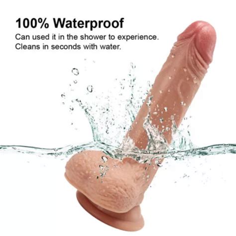 SEX LOVE TOYS FEMMES RÉALISTE VENTOUSE Souple Super Énorme Gode Avec Adult EUR