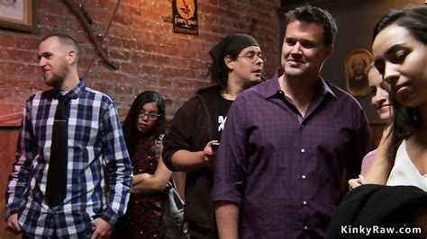 Submissive Babe Gangbang In Public