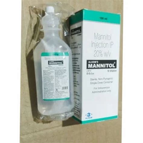 Mannitol 100 Ml Injection 20 At ₹ 28 Piece In Chennai Id 2853763422012