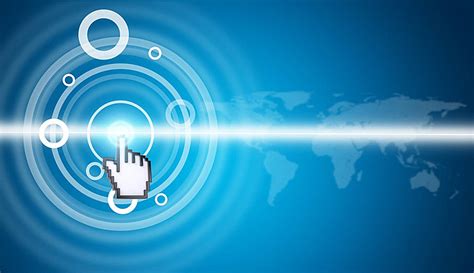 Tablet With Virtual World Map Touchscreen Electronics Charts Photo