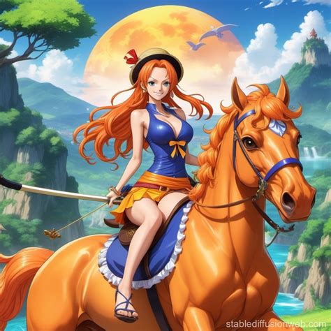 Nami From One Piece With Big Boobs And Ass Prompts Stable Diffusion Online