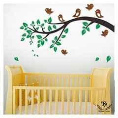 Buy Kayra Decor X Inch Pvc Birds In Wall Design Stencil Khsnt