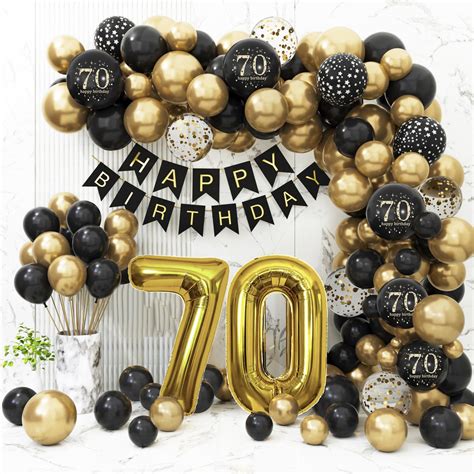 70th birthday decorations