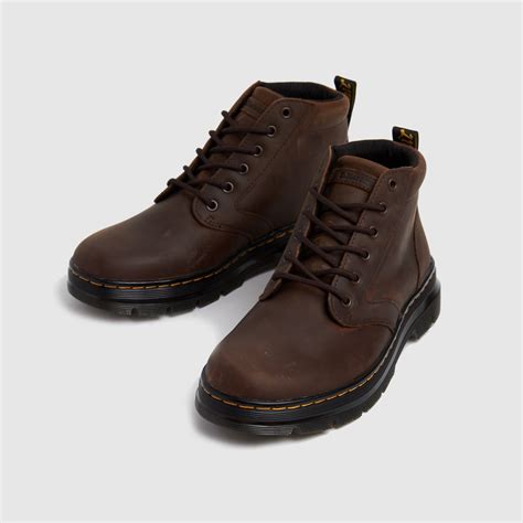 Mens Brown Dr Martens Bonny Leather Boots Schuh