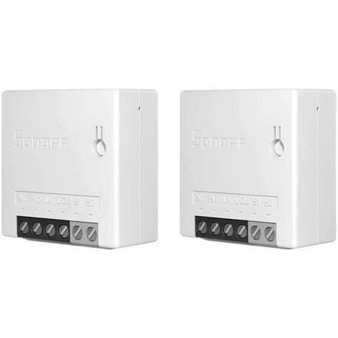 SONOFF MINIR2 Interrupteur Connecté WiFi 2 Voies Commutateur