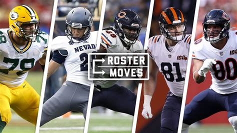 Roster Moves: Bears announce five transactions