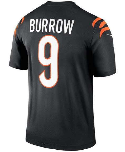 Nike Mens Joe Burrow Black Cincinnati Bengals Legend Jersey Macys