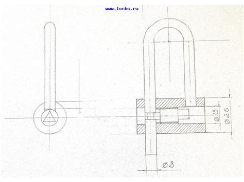Самодельный замок для гаража своими руками: чертеж винтового и ...