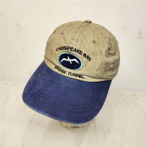 Chesapeake Bay Bridge Tunnel Mens Baseball Cap Hat A Gem