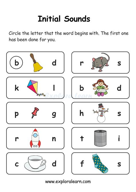 circle beginning sounds advanced