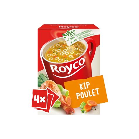 Roger De Lille Soupe Au Poulet Royco 4 Sachets