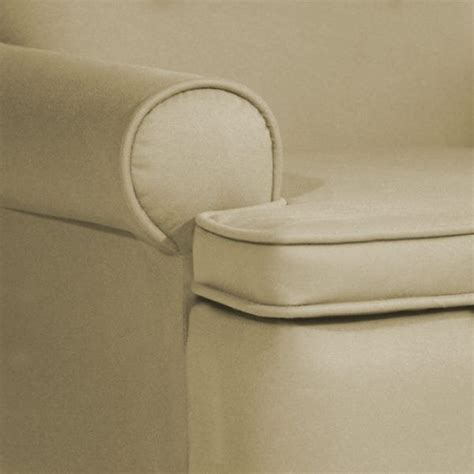 Kit Poltronas Vovó Lucy Decorativa Luxo Suede Nude MadeiraMadeira