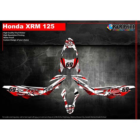 XRM 125 Fi Decals RedBull Design Shopee Philippines Atelier Yuwa Ciao Jp