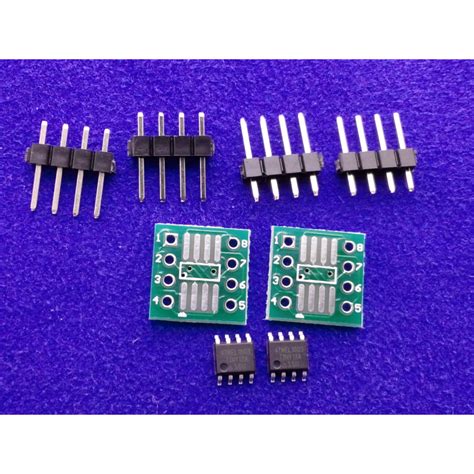 ATTINY13A SSU 1組2個 PCB板 排針 SOP 8 AVR單片機 微控制器芯片 蝦皮購物