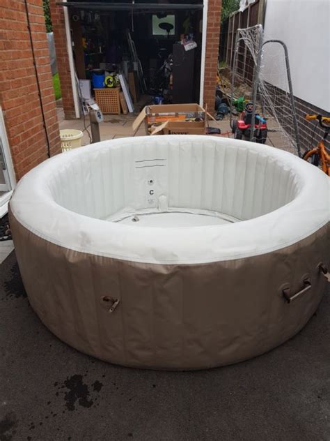 Intex Bubble Massage Pure Spa Hot Tub With Inflatable Lid Cover And Extras For Sale From United