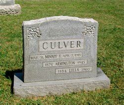 Armington Culver 1874 1945 Homenaje De Find A Grave