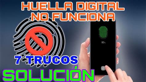 Soluciones Para Tu Huella Digital No Funciona Desapareci La Opci N