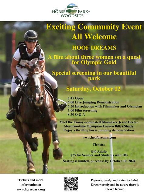 Upcoming Events — The Horse Park at Woodside